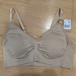 Motherhood Seamless Nursing Bra Nude NWT Sz M